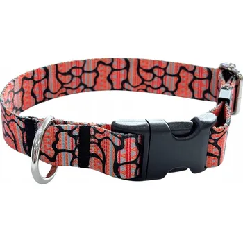 Obojek pro psa Obojek pro psa 2,5 cm s přezkou Nastavitelný EtnoBoho Zepnij XL: 50-75 cm