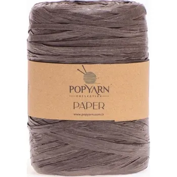 Popyarn papírová příze Paper B501 - hnědá
