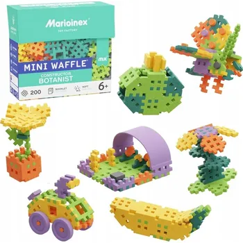 ostatní stavebnice Stavebnice Marioinex Mini Waffle Konstruktor Botanik 200 dílků