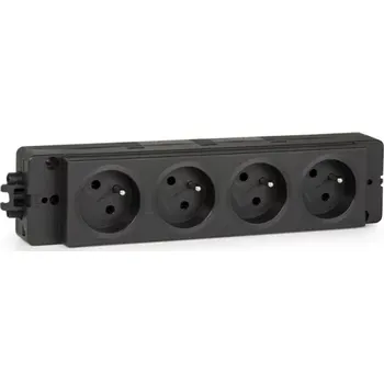 Dílenský stůl Zásuvka se 4 zástrčkami typu E FR ("francouzská")