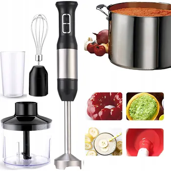 TYČOVÝ MIXÉR VÍCEFUNKČNÍ TURBO REŽIM 1500 W DRTIČ LEDU 7V1 VÝKONNÝ