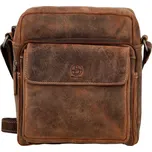 Trendy pánská kožená crossbody taška Bellugio Lorain, hnědá