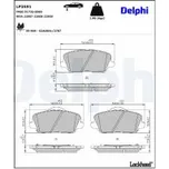 Sada brzdových destiček DELPHI LP3591
