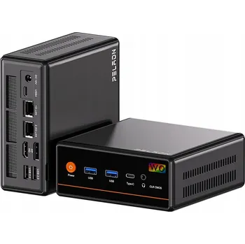 Stolní počítač Mini počítač PELADN WO4, AMD Ryzen 5 7640HS, 16GB/1TB SSD, Win 11Pro, PC