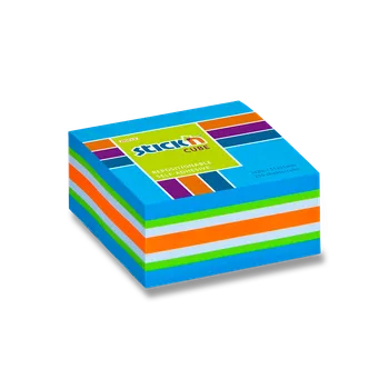 Samolepicí bloček Hopax Stick’n Notes Neon 51 × 51 mm, 250 listů, různé barvy - modrý