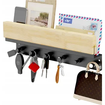 Věšák Věšák Na Klíče se 6 háčky, organizér do předsíně nebo chodby