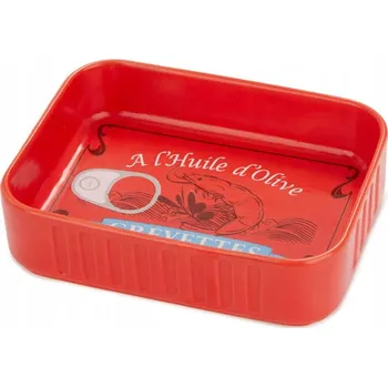 Servírovací tác na pochutiny Conserverie Crevettes červený - Balvi Design