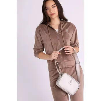 Kabelka U.S. Polo Assn. dámská metalická kabelka, crossbody CLASSIC stříbrný