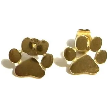 Náušnice ORNAMENTI Pozlacené náušnice tlapka