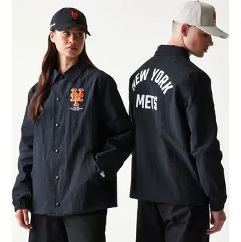 Pánská casual bunda Bunda New Era - MLB Coaches Jacket - NY Mets - Black velikost XL