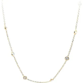 Náhrdelník Zlatý Náhrdelník se Zirkony 7040460