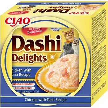 Churu Cat Dashi Delights Chicken with Tuna 6x70g KARTON