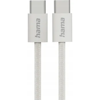 Datový kabel Kabel Hama USB typ C - USB typ C 1 m béžový