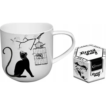Hrnek Carmani Crazy Cats porcelánový 475 ml