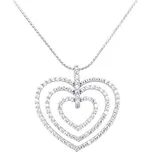Přívěsek Srdce se Zirkony 7151040