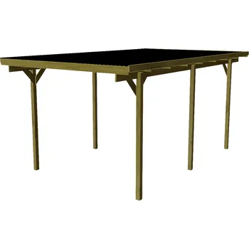 Přístřešek na auto Přístřešek pro auto, 300 × 502 cm, dřevo, PVC&nbsp;60171601