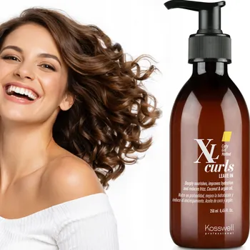 Vlasová regenerace Kosswell XL Curls Bezoplachová péče pro vlnité vlasy 250 ml