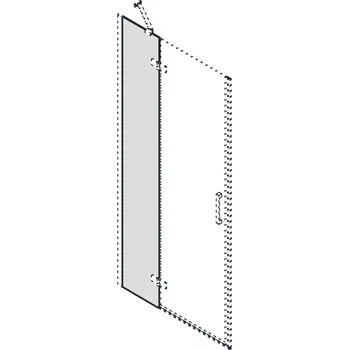 GELCO TRINITY fixní díl dveří 1200mm, sklo čiré (GT1112C)