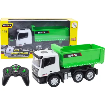 RC model auta LEAN Toys Dálkově ovládaný sklápěč 1:18 zelený