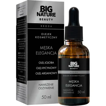 Péče o vousy Kosmetický olej na vousy Pánská Elegance 50ml Big Nature, jojobový olej