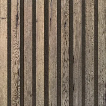 akustický panel ARCHOA Design line CPL 2600 x 400 x 21 mm dub halifax tabákový/černý