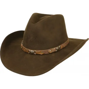 Klobouk Klobouk vlněný Scippis Bandit - hnědý, M