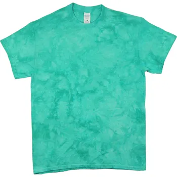 Pánské tričko Tričko unisex The Mountain batikované Infusion - zelené-světle zelené, 4XL