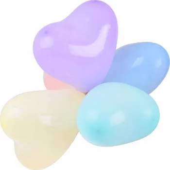 Balónek Roztomilé Balónky ve tvaru Srdce Sada balónků srdíčka 24 ks ZA5567