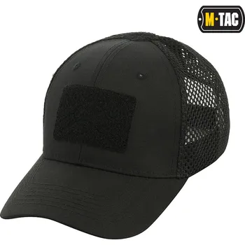 Čepice Kšiltovka M-Tac Mesh Flex Ripstop Baseball Velcro - černá, L/XL