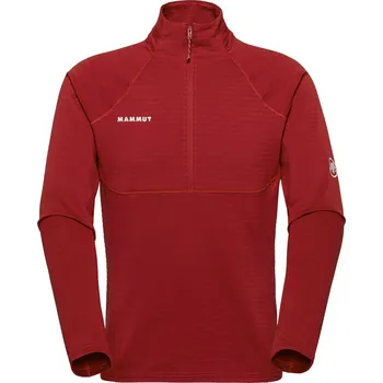 Sportovní oblečení Mammut Mammut Taiss ML Half Zip Pull Men Barva - Velikost: Červená tmavá - XXL