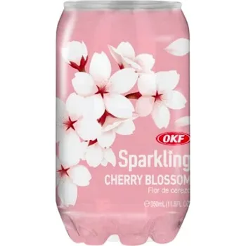 Limonáda OKF Sparkling Cherry Blossom Drink 350 ml - 1x 350ml