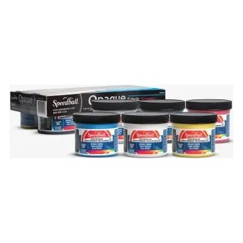 Speciální výtvarná barva Sada sítotiskových barev Speedball 6x118ml