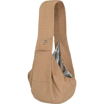 Taška pro psa a kočku Muffin&Berry Cestovní taška Crossbody pro psy Zena okrová Velikost: S