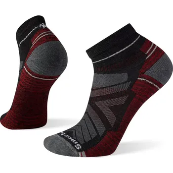 Unisex merino turistické ponožky SMARTWOOL Hike Light Cushion Ankle Socks, Charcoal velikost: 42-45 (L)