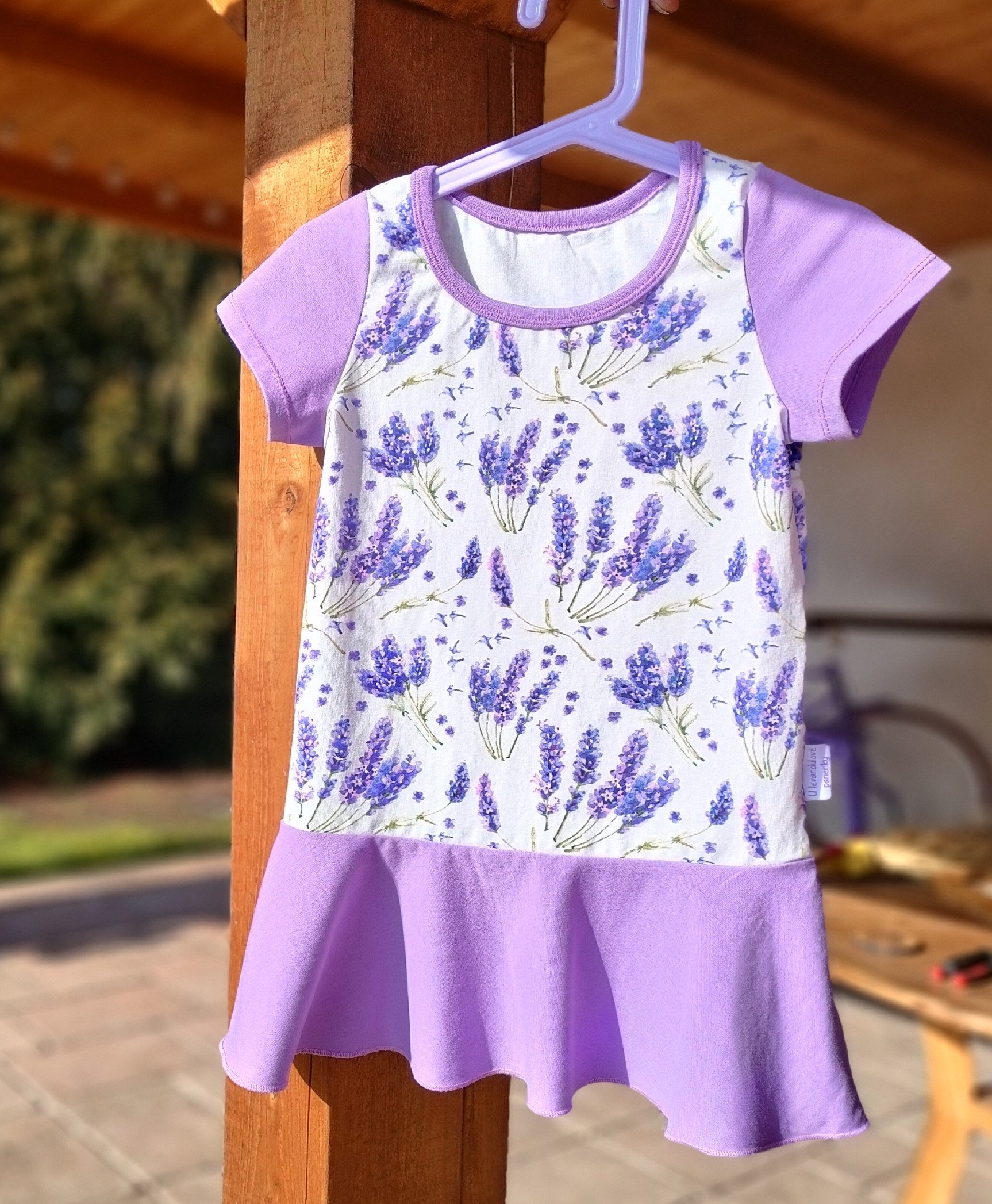 Dívčí šaty LEVANDULE Velikost: 110