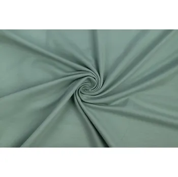 Bavlněný úplet elastický 220 g/m2 old green DOPRODEJ 0,5 M