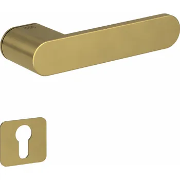 Dveřní kování GK - AVUS ONE rozety PZ, klika/klika Zlatá broušená (21)