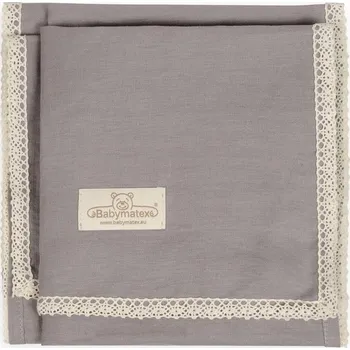 Dětská deka Lněná deka 75x100 Linen antracit BabyMatex