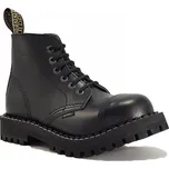 Boty Steel 6-dírkové - černé, 37