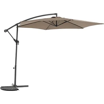 Slunečník Sunfun Závěsný slunečník Toscana, béžový, ø 300 cm&nbsp;YJAF-008 TAUPE