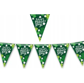 Banner vlajky Den svatého Patrika 3 m Girlanda
