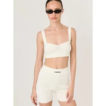 Dámské kraťasy La Mania Cyklistické šortky MIBEL Bílá Classic Fit 34