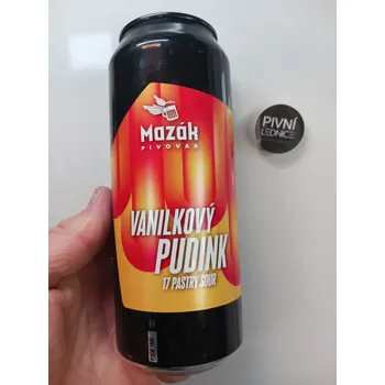 Pivo Mazák Vanilkový Puding 17°/5,7% 0,5l