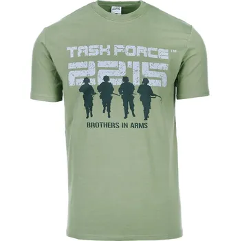 Pánské tričko Tričko Task Force 2215 Brothers in Arms - olivové, XXL