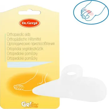 Vložka do bot Podpora prstů Dr. Grepl Gel-line 1 ks - průhledná, pravá 41-47