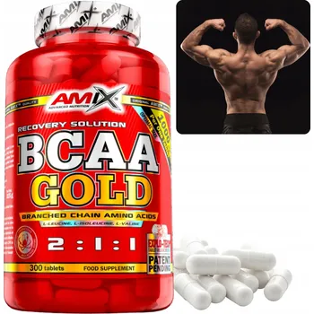 Aminokyselina BCAA Tablety Aminokwasy BCAA 2:1:1 300szt Amix 314 g přírodní