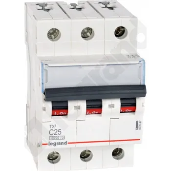 Jistič Jistič S303-TX3-C25, charakteristika C, 25A, Legrand