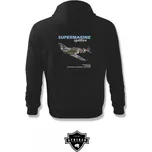 Mikina s kapucí Striker Supermarine Spitfire - černá, M