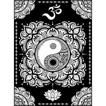 omalovánky VYVÝŠENÁ VELUROVÁ OMALOVÁNKA MANDALA