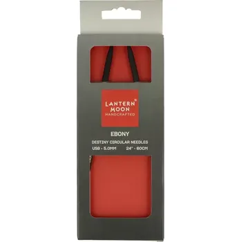 Jehlice KnitPro Lantern Moon kruhové fixní jehlice 60Cm 5mm (Lantern Moon’s Destiny circular knitting needles 60Cm 5mm)